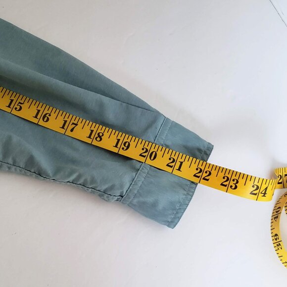 Unisex EXOFFICIO Shirt Vented Adventure Hiking Safari Cargo Sage blue - Picture 5 of 12